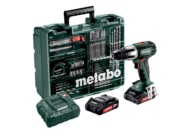 Klopboor-/schroefmachine Metabo SB 18 LT Set