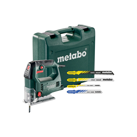 Decoupeerzaag met 20 zaagbladen Metabo STEB 65 Quick Set