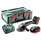 Haakse slijper Metabo WVB 18 LT BL 11-125 Quick 2x5.5Ah