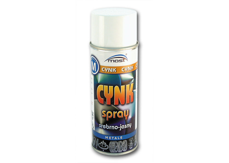 Zinkspray, licht-zilver 400 ml Most 8424704550