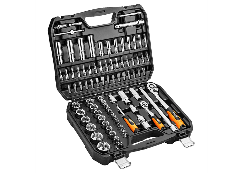 Dopsleutels 86st 1/2", 1/4", CrV Neo 08-664