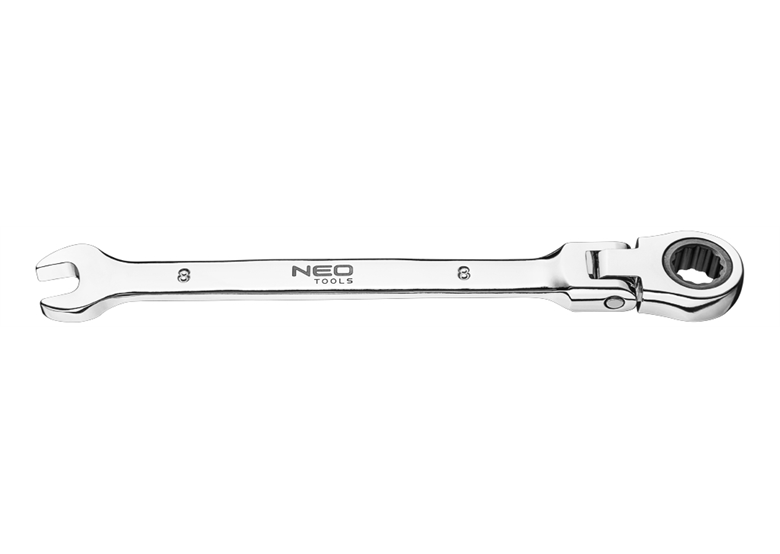 Ringratel-steeksleutel met kniegewricht Neo 09-054