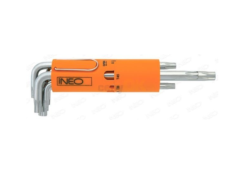 Inbussleutelset TORX 9-delig Neo 09-524