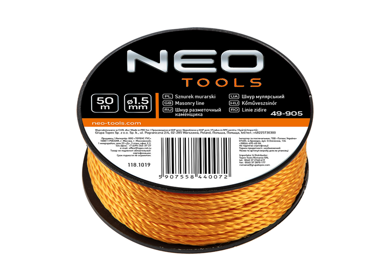 Metselsnoer 50 m Neo 49-905