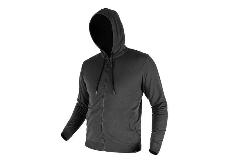 COMFORT sweatshirt met ritssluiting en capuchon, grijs Neo 81-514-M