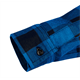 Flanellen overhemd, marineblauw, maat L Neo 81-545-L