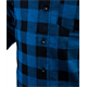 Flanellen overhemd, marineblauw, maat XL Neo 81-545-XL