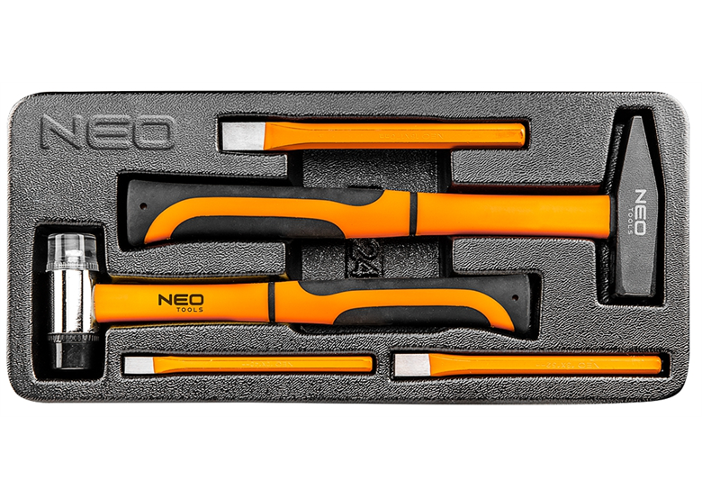 Inlay voor gereedschapkast met hamers en slagbeitels Neo 84-242
