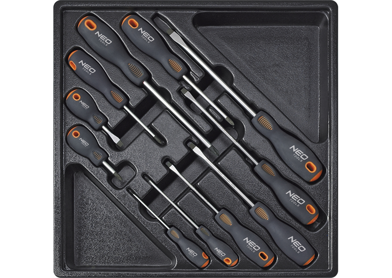 Inleglade Schroevendraaierset Plat en PH Neo 84-260