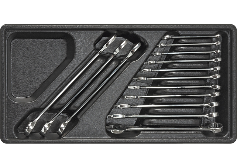 Inleglade Steek/Ringsleutel 6-19mm, 14dlg Neo 84-291