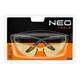 Veiligheidsbril van polycarbonaat, gele lenzen Neo 97-501