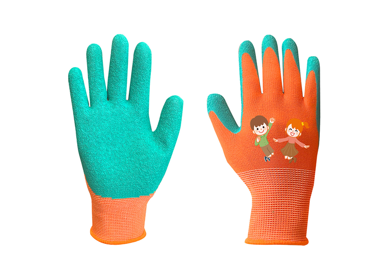 Werkhandschoenen voor kinderen, latex gecoat polyester (crincle), maat 3 Neo 97-644-3