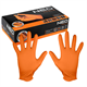 Handschoenen nitril, oranje, 50 stuks, maat L Neo 97-690-L