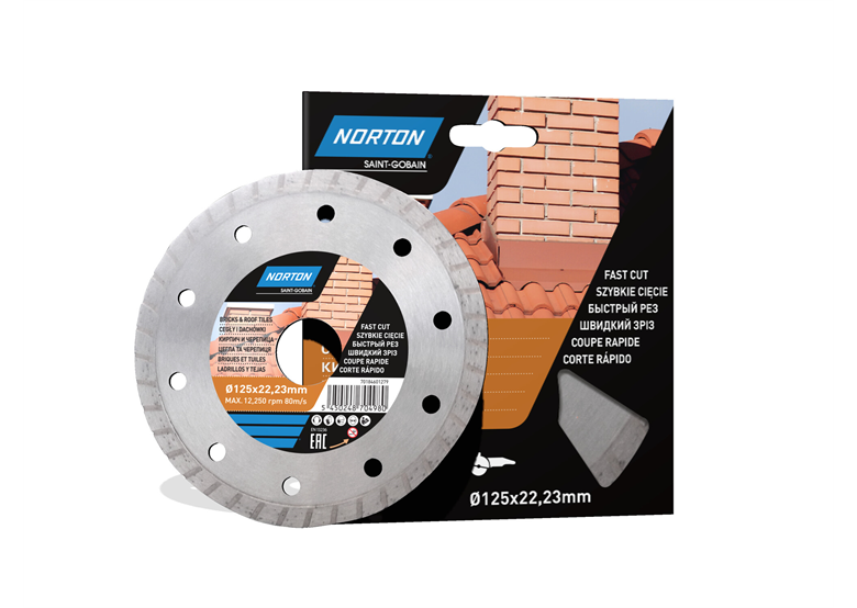 Diamantblad 125x22.23mm Norton CEE DIY Bricks&Tiles