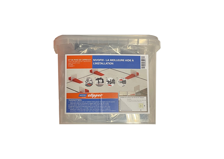 Zelfnivellerende set Norton Self-leveling Basisset