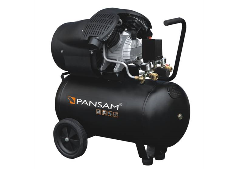 Compressor met dubbele zuiger 50l Pansam A077060