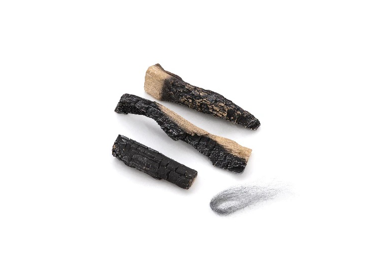 Decoratieve houtblokken voor biohaarden Planika LOGS SET AND GLOWING FIBRES