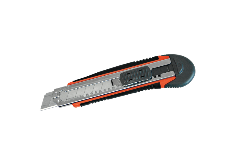 Mes, 18mm afbreekmesjes, metalen geleider, 3st. Proline 30033