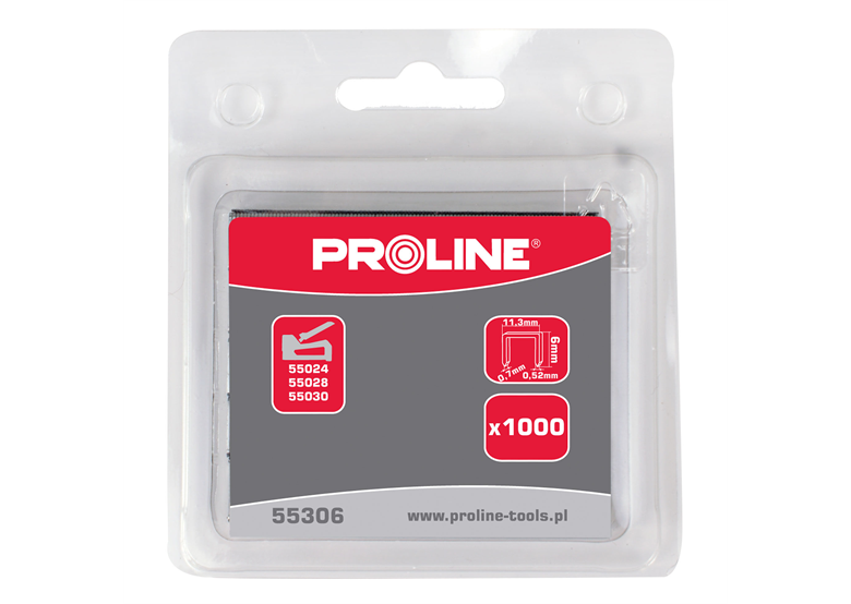 Nietjes, type A/53, 8mm, 11,3x0,7mm, 1000st. Proline 55308