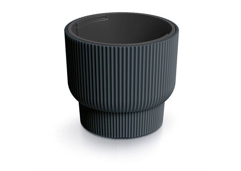 Bloempot  Milly - antraciet Prosperplast DBMLR400-S433