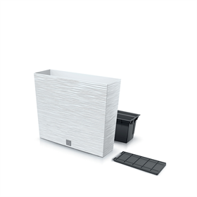 Bloemenbak FURU CASE TOWER - wit Prosperplast DFC600T-S449