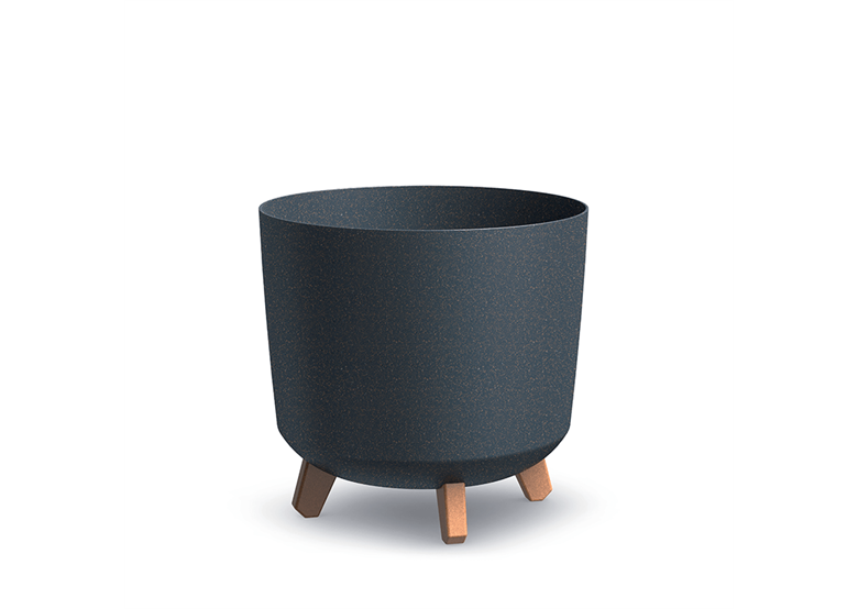 Bloempot GRACIA TUBUS ECO WOOD - antraciet ECO Prosperplast DGTL300LW-S433W
