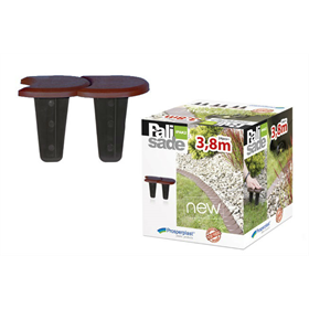 Palissade platte bruine steen Prosperplast IPAK2-R222