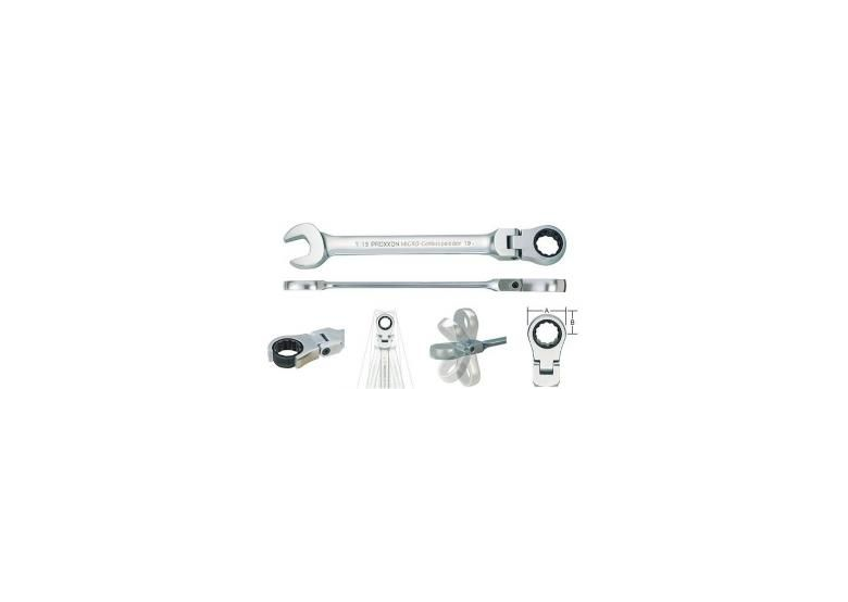 MICRO-Combispeeder met scharnier SW 22 mm Proxxon PR23059