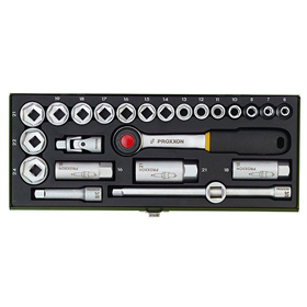 Dopsleutelset  3/8" 20- dlg. Proxxon PR23110