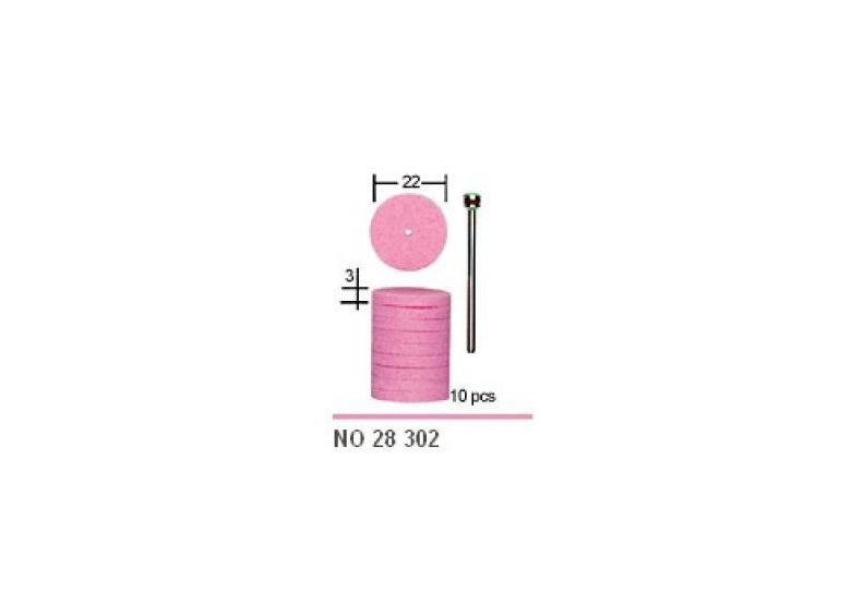 Korund slijpschijven 22mm, 10st Proxxon PR28302