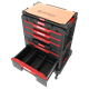Ladeset op verrijdbaar platform Qbrick System ONE 2.0 WORKSHOP DRAWERS SET nr 4