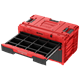 Ladeset op verrijdbaar platform Qbrick System ONE 2.0 WORKSHOP DRAWERS SET nr 5 RED Ultra HD Custom