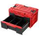 Ladeset op verrijdbaar platform Qbrick System ONE 2.0 WORKSHOP DRAWERS SET nr 5 RED Ultra HD Custom