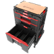 Ladeset op verrijdbaar platform Qbrick System ONE 2.0 WORKSHOP DRAWERS SET nr 6
