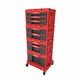 Gereedschapbox met lade Qbrick System ONE DRAWER 1 TOOLBOX 2.0 Red Ultra HD Custom