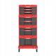Gereedschapbox met lade Qbrick System ONE DRAWER 1 TOOLBOX 2.0 Red Ultra HD Custom