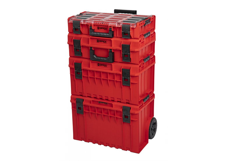 Gepantserde gereedschapskist set Qbrick System ONE Set 4 RED