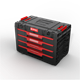 Gereedschapskist met laden Qbrick System PRIME DRAWER 4 TOOLBOX BASIC