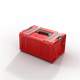 Gereedschapbox met lade Qbrick System PRO 2.0 DRAWER 1 TOOLBOX PROFI BASIC RED Ultra HD Custom