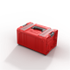 Gereedschapskist met laden Qbrick System PRO 2.0 DRAWER 2 TOOLBOX PROFI EXPERT RED Ultra HD Custom