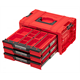 Gereedschapskist met laden Qbrick System PRO 2.0 DRAWER 3 TOOLBOX EXPERT RED Ultra HD Custom