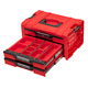 Gereedschapskist met laden Qbrick System PRO 2.0 DRAWER 3 TOOLBOX EXPERT RED Ultra HD Custom