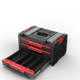 Gereedschapskist met laden Qbrick System PRO 2.0 DRAWER 3 TOOLBOX PROFI BASIC