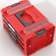 Gereedschapskist met laden Qbrick System PRO 2.0 DRAWER 3 TOOLBOX PROFI EXPERT RED Ultra HD Custom