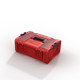 Gereedschapskist Qbrick System PRO 2.0 TECHNICIAN CASE PROFI RED Ultra HD