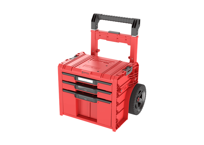 Gereedschapskoffer Qbrick System PRO CART 2.0 PLUS DRAWER 3 RED Ultra HD Custom