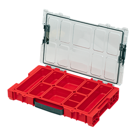 Organizer met afneembare bakken Qbrick System PRO ORGANIZER 100 RED Ultra HD