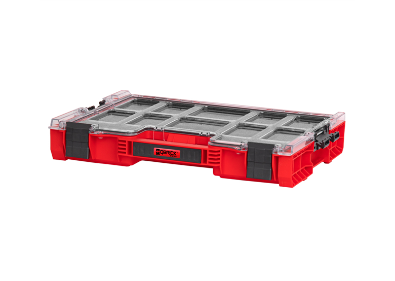 Organizer met schuimvulling Qbrick System PRO ORGANIZER 200 MFI RED Ultra HD Custom
