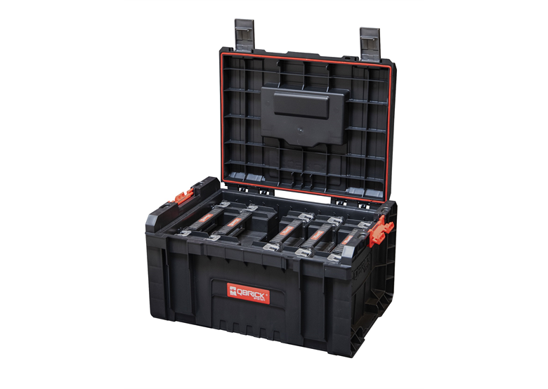 Gereedschapskist met uitneembare organizers Qbrick System PRO TOOLBOX + 5x TWO ORGANIZER MULTI