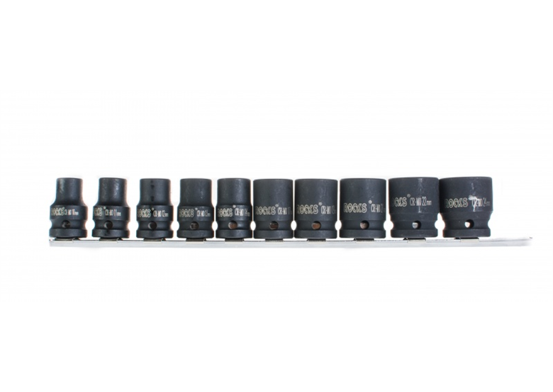 Krachtdoppenset 1/2" 10dlg Rooks 01.5002